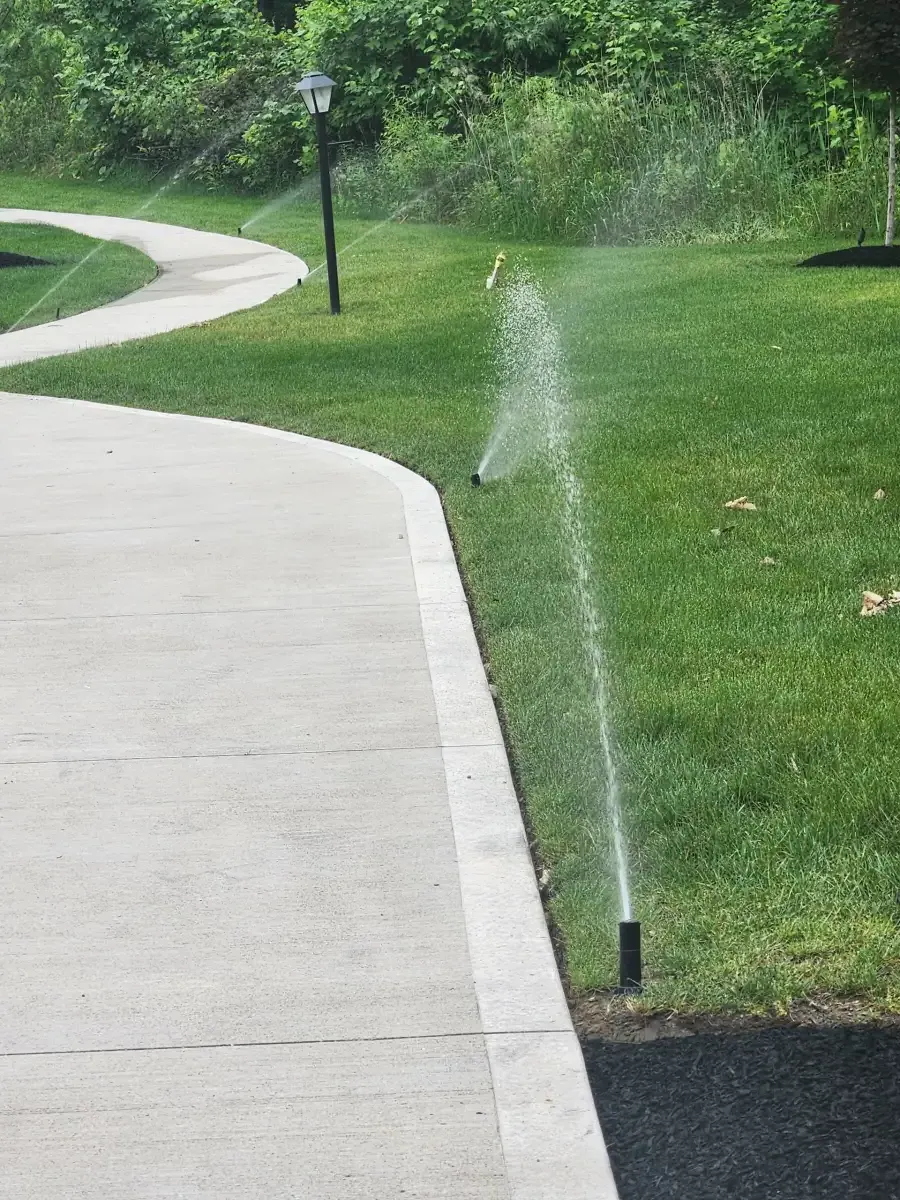 Irrigation system installation in North Royalton